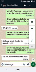 Douglas Platt Italy — WhatsApp testimonial